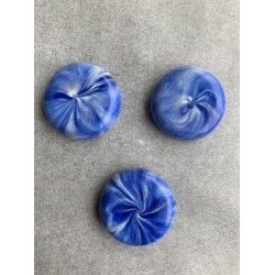 3er Set Magnete in Blau und Weiss