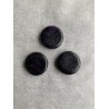3er Set Magnete in Schwarz und Violett-Glitzer