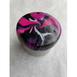 Dose mit Deckel in Magenta,...