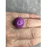 Runder Fingerring in Magenta, Violett und Weiss