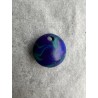 Kleiner Anhänger in Violett, Smaragd und Marine