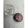 Gläschen Quadratisch in Schwarz, Rot, Violett-Glitzer und Weiss