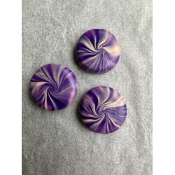 3er Set Magnete in Violett...