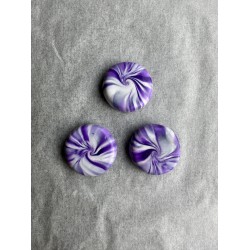 3er Set Magnete in Violett...