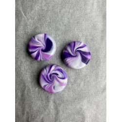 3er Set Magnete in Violett,...