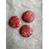 3er Set Magnete in Rot, Champagner, Goldmetallic und Violett