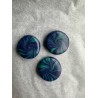 3er Set Magnete in Marine, Smaragd und Babyblaumetallic