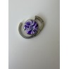 Taschenhalter in Violett und Weiss