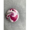 Anhänger Weiss, Magenta und Silber